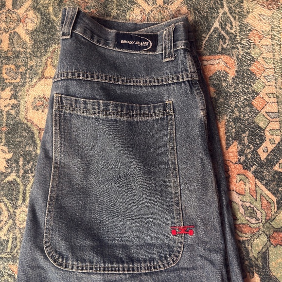 Brody Wide Leg Baggy Jeans 36 by 32 - Picture 3 of 4